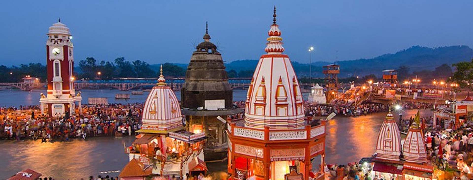 Delhi to haridwar same day sightseeing tour package by ac bus