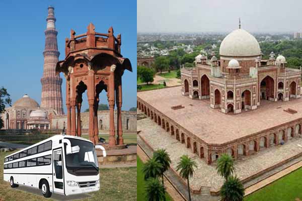 Delhi to agra same day tour by luxury bus