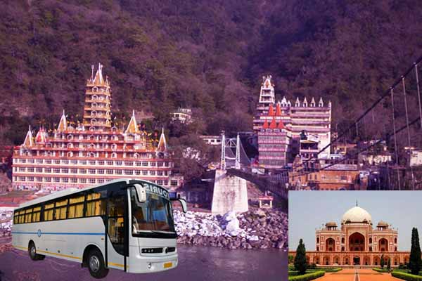 Delhi to haridwar same day sightseeing tour package by ac bus